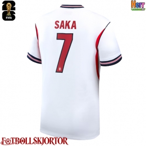 England Bukayo Saka #7 Hemmatröja VM 2026 Kortärmad